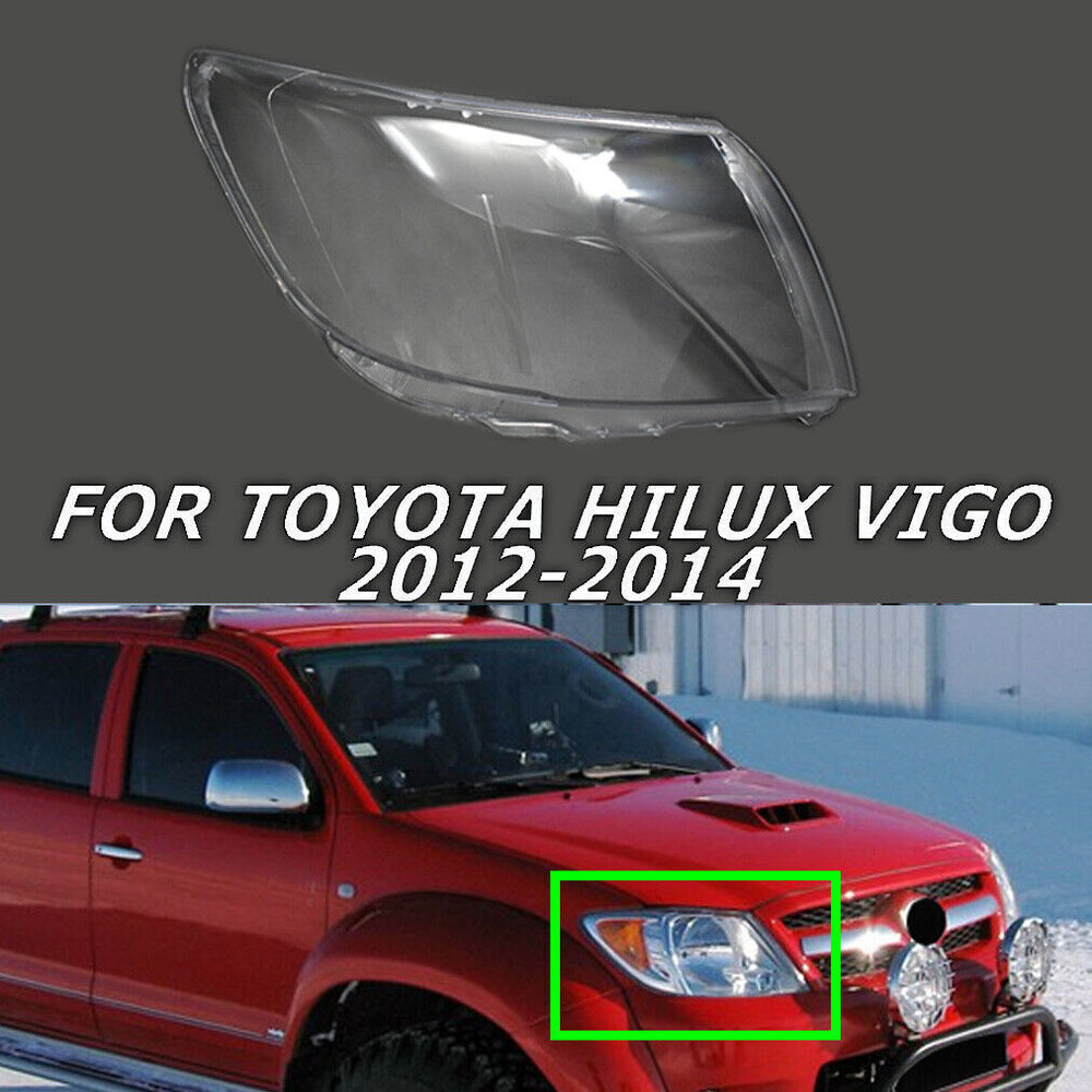 Headlight Lens Cover Case Right For Toyota Hilux Vigo 2012-14 Replace Car Front
