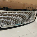 Silver Front Bumper Grille Mesh Grill For LR Range Rover L322 2010-2012