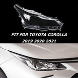 for Toyota Corolla 19-21 Transparent Shell Lampshade Right Side Headlight Lens