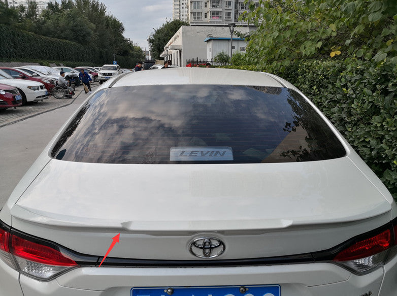 for 2020-2024 Toyota Corolla Sedan Rear Pearl White Spoiler Lip Wing ABS Style