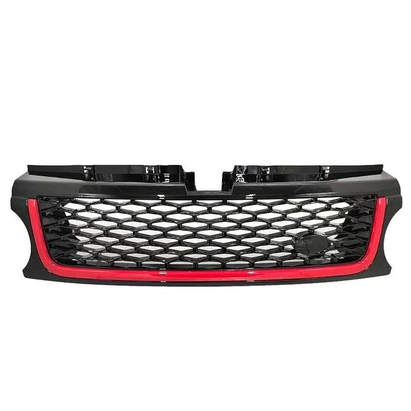 Air intake Front Bumper Grille Red Trim For Land Rover Range Rover Sport 2006-2009