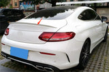 For 2015-2021 Mercedes-Benz C-Class W205 Coupe Unpainted Rear Spoiler Wing 2DR