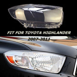 for Toyota Highlander 07-11 Auto Shell Right Headlamp Lampshade Headlight Lens