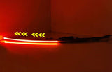 Rear Door Trunk LED Tail Light Brake Lamp Cover For Tesla Model 3/Y 2017-2023