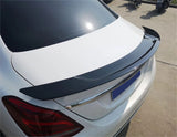 For 2015-2021 Mercedes-Benz C-Class W205 Sedan ABS Rear Spoiler A Wing 4DR Black