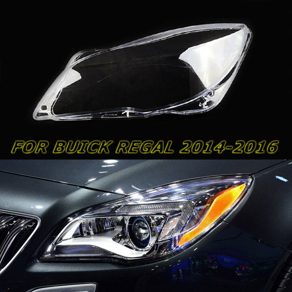For Buick Regal 14-16 Car Front Lampshade Lens Headlight Cover Left Side Shell
