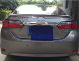 for 2014-2018 Toyota Corolla Rear Lip Wing Style Spoiler Factory Unpainted ABS