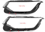 Headlight Headlamp Lens Left Right Cover High Config for Volkswagen Tiguan 2022