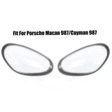 Fits Porsche Macan Cayman 987 09-12 Headlight Headlamp Lens Cover Left Right