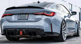 For 2021-2023 BMW 4 Series G22 G82 Coupe PSM Style Rear Trunk Spoiler ABS Black