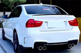 For 2005-2012 BMW 3 Series E90 M3 Style Sedan 4-Door Rear Spoiler Wing ABS Black