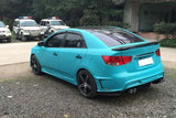 For 2009-2013 Kia Forte 4-Door Sedan Spoiler Wing Factory Style With Light ABS