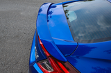 for 2016-2021 Honda Civic Sedan RS Rear Trunk Painted Blue Wing Spoiler Light