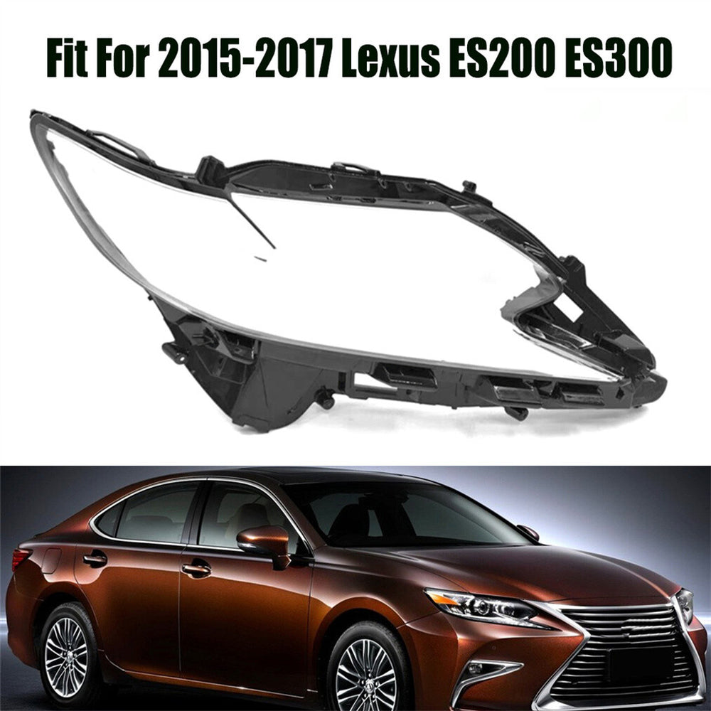 Fits Lexus ES200 ES300 2015-2017 Headlight Headlamp Clear Lens Right Cover
