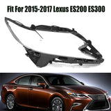 Fits Lexus ES200 ES300 2015-2017 Headlight Headlamp Clear Lens Right Cover