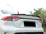 For 2020-2024 Toyota Corolla Sedan Glossy Black Rear Spoiler Wing Lip ABS