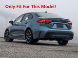 For 2020-2024 Toyota Corolla Sedan Glossy Black Rear Spoiler Wing Lip ABS