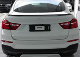 For 2015-2018 BMW X4 F26 ABS Rear Trunk Spoiler Wing Cover Trim Glossy Black
