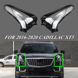For 2016-2020 Cadillac XT5 Pair Left Right Auto Accessories Headlight Cover Lens