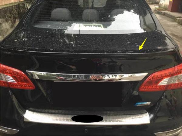 Glossy Black Rear Trunk Spoiler Wing For 2013-2019 Nissan Sentra Sedan 4-Door