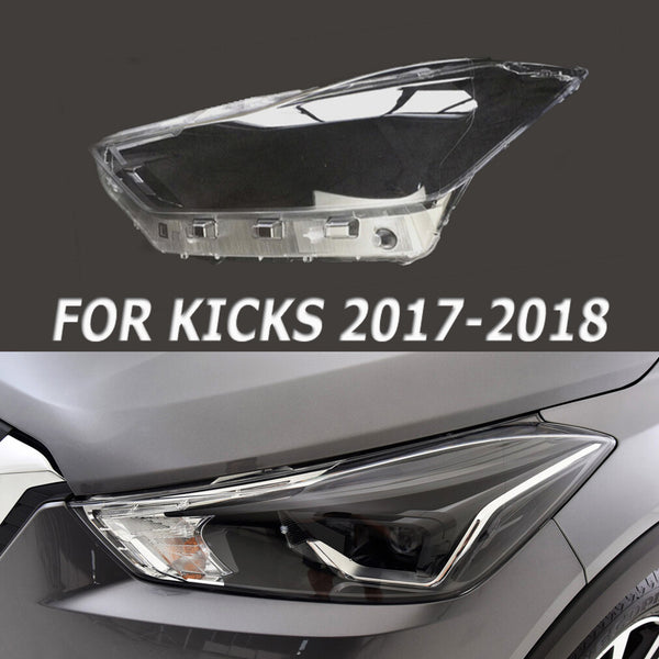 Left Kicks 2017-2018 Clear Auto Shell Headlight Cover Lens Lampshade