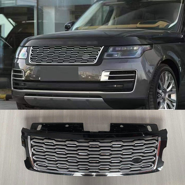 SV SVA Style Grille Front Bumper Grill For Range Rover HSE L405 2018-2022 Silver