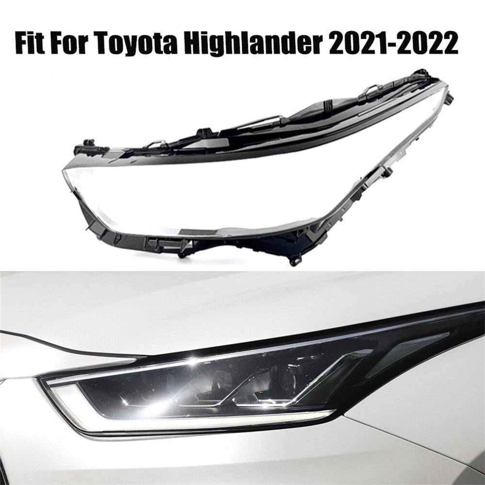 for Toyota Highlander 2021-2022 Headlight Headlamp Lens Cover Left Side