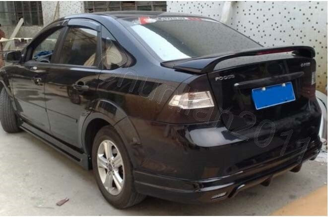 for 2005-2007 Ford Focus Sedan Rear Factory Style Boot Lip Spoiler Wing -Light