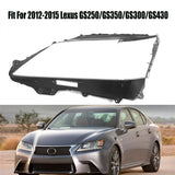 Fits Lexus GS250/GS350/GS300/GS430 12-15 Headlight Headlamp Clear Lens Left