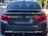 For 2011-2017 BMW 5 Series F10 F18 Sedan PSM Style Rear Spoiler Wing ABS Black