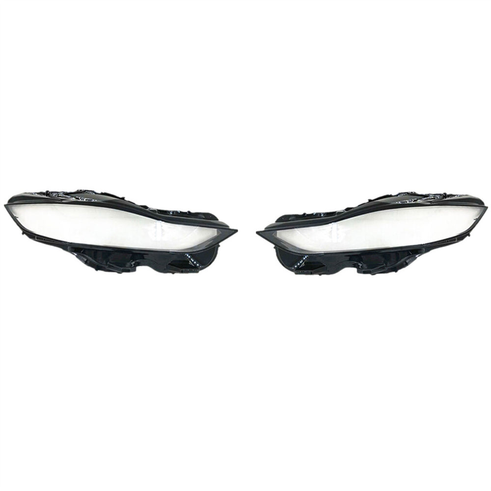 Headlight Headlamp Clear Lens Left Right Cover for Jaguar XE 2020 2Pcs
