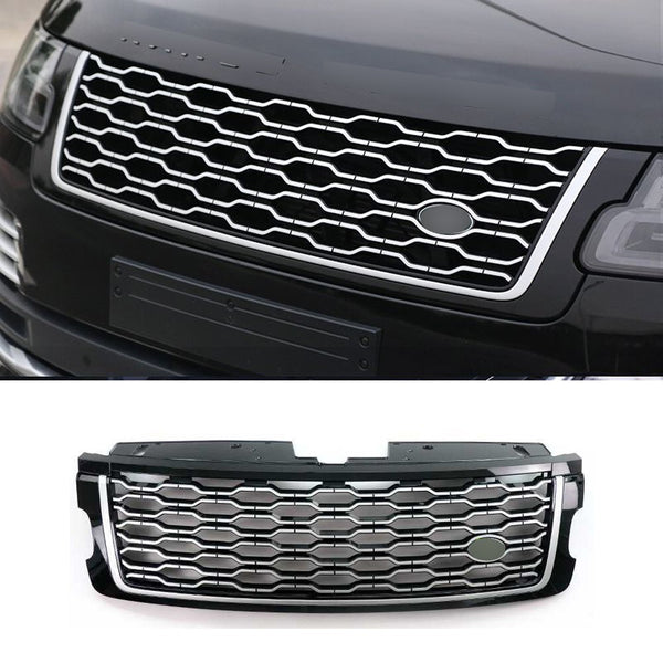Front Bumper Grill Mesh Grille For Range Rover Vogue L405 2018-2022 Silver
