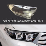 Fits Toyota Highlander 12-14 Right Front Headlight Lens Headlamp Shell Cover Cap