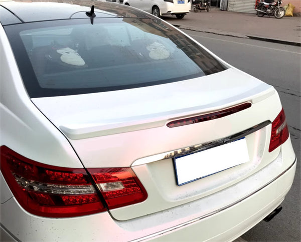 For 2010-2017 Mercedes-Benz E-Class W207 C207 Coupe Unpainted Rear Trunk Spoiler