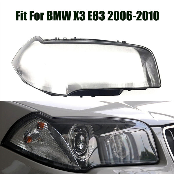 for BMW X3 E83 2006-2010 Headlight Headlamp Clear Lens Right Cover