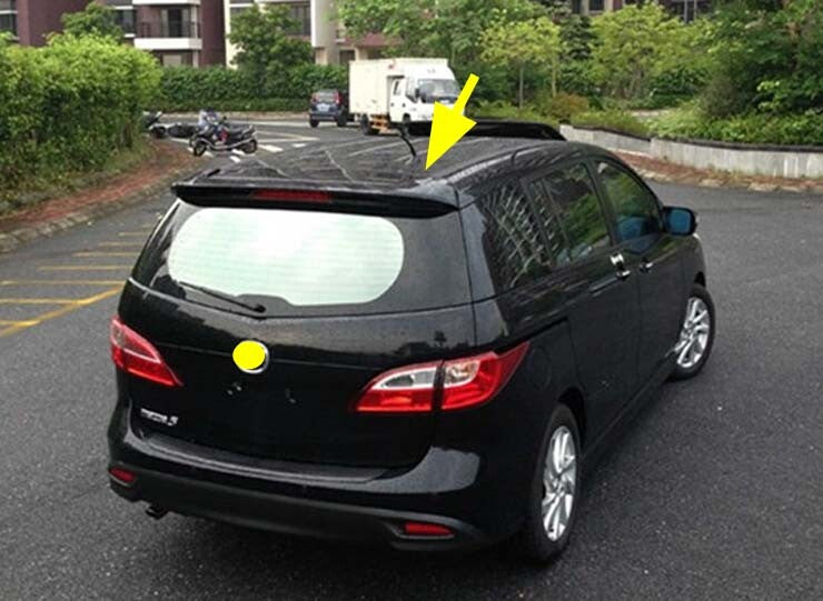 for 2011-2014 Mazda 5 M5 Hatchback ABS Trunk Boot Lip Wing Spoiler Unpainted