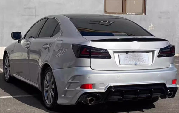 For 2006-2013 Lexus IS 250/350/F Sedan Rear Trunk Spoiler Wing Glossy Black
