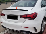 For 2019-2022 Mercedes-Benz W177 V177 A35 AMG ABS Rear Spoiler Wing Glossy Black