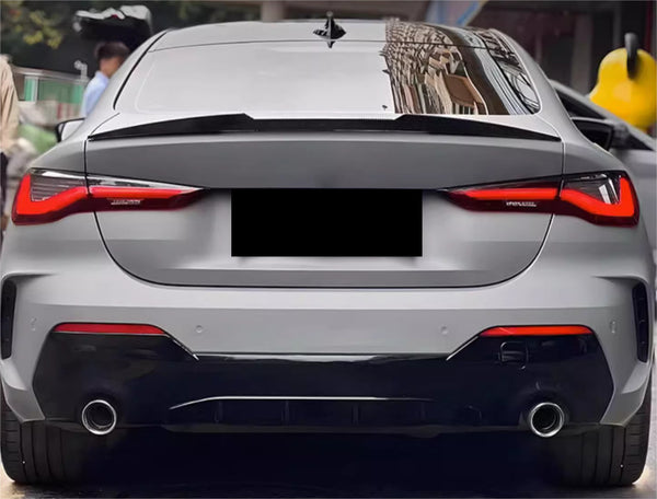 For 2021-2023 BMW 4 Series G26 Gran Coupe M4 Fiber ABS Rear Spoiler Wing Lip