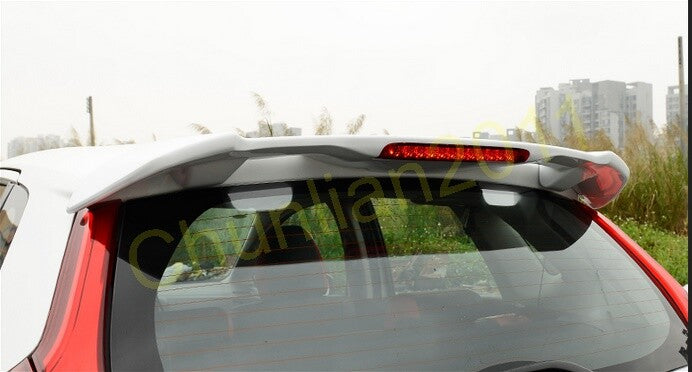for 14-19 Honda Fit Jazz Hatchback GK5 RS LED Rear Unpainted Trunk Wing Spoiler