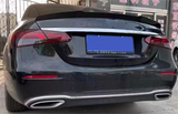 For 2016-2022 Mercedes Benz E-Class W213 Glossy Black Rear M4 Spoiler Wing Lip