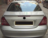 For 2001-2007 Mercedes-Benz C-Class W203 Sedan Rear Trunk Spoiler Wing Unpainted
