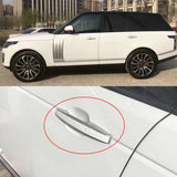 Door Side Handle Cover Cap Replace For Range Rover HSE L405 2013-2022 White+Silver