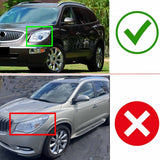 Transparent Headlight Cover Lens Left Lamp Shell For Buick Enclave 2009-2012