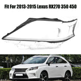 Headlight Headlamp Clear Lens Left Cover for 2013-2015 Lexus RX270 350 450