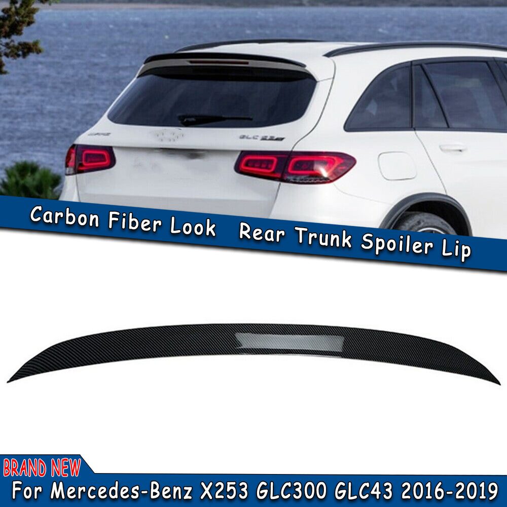 Carbon Fiber Style Rear Trunk Wing Spoiler for Benz X253 GLC300 GLC43 2016-2022