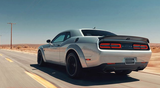 For 2008-2021 Dodge Challenger Hellcat Rear Trunk Plastic Spoiler Wing Unpainted