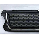 Front Bumper Grill Mesh Grille For Land Rover Range Rover L322 2010-2012 Chrome