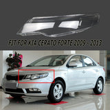For Kia Cerato Forte 09-13 12 11 1X Left Headlamp Lampshade Headlight Lens Shell