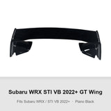 GT Style Rear Wing Spoiler for Subaru WRX / STI VB 2022+